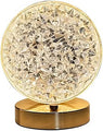 Crystal Round LED Table Lamp