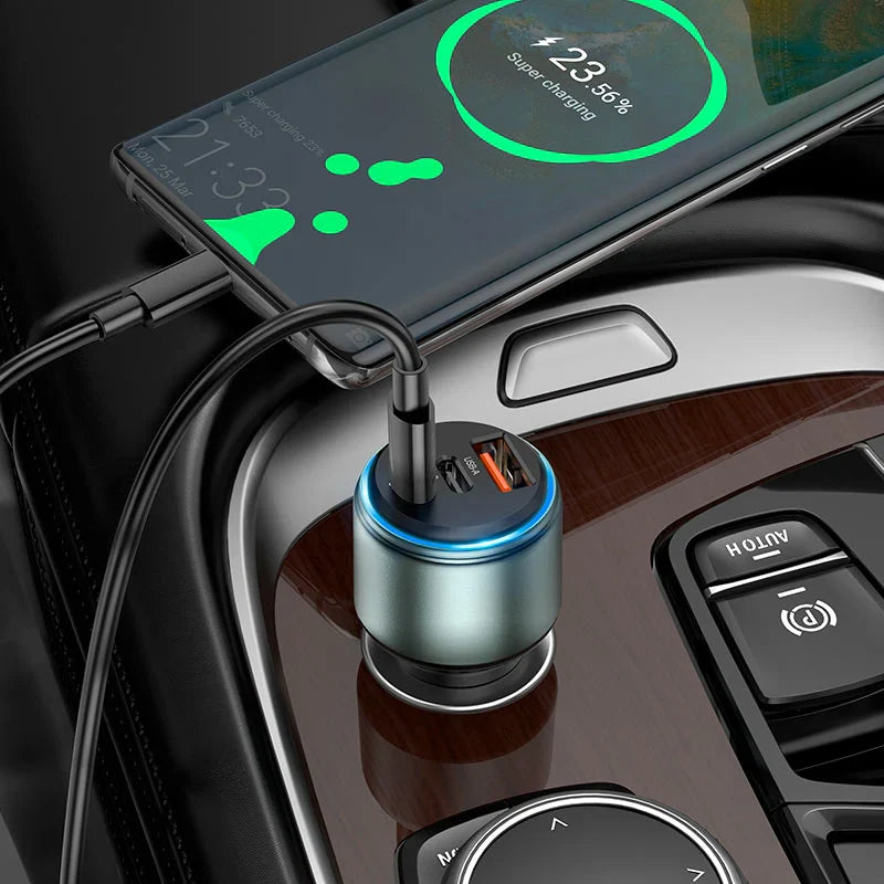 Three Port Car Charger