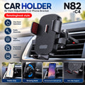 Universal Car Phone Holder 🚗📱 360° Rotating AC Vent Mount Bracket