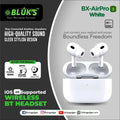 Bluk's BX-AirPro 3 Wireless BT Headset – Ultimate Sound, Boundless Freedom