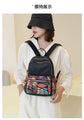 🎒 Premium Geometric Print Multi-Pocket Backpack 🎒 | Aesthetic Everyday Travel Bag 🔥