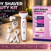 4-in-1 Premium Lady Shaver & Beauty Kit - Rechargeable Waterproof Electric Trimmer for Women