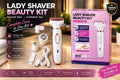 4-in-1 Premium Lady Shaver & Beauty Kit - Rechargeable Waterproof Electric Trimmer for Women
