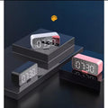 3-in-1 Luxury LED Mirror Alarm Clock with Bluetooth Speaker & Temperature Display