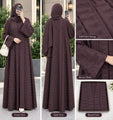 Premium Imported Nida Maxi Style Abaya with Sleeve Embroidery