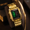 SKMEI Vintage Rectangular Digital Watch for Men