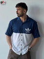 🔥 Premium Men's Casual Dual-Tone Colorblock Shirt – Stay Cool, Look Bold! 🕺✨