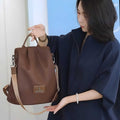 Premium Anti-Theft Ladies Backpack - Stylish & Secure Travel Bag