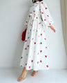 Cherry Print Long Maxi Dress