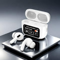 Smart Touch Screen Wireless Earbuds - ANC Bluetooth Earphones with Full Display Charging Case