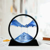 3D Moving Sand Art Liquid Motion | Dynamic Deep Sea Sandscape Round Glass