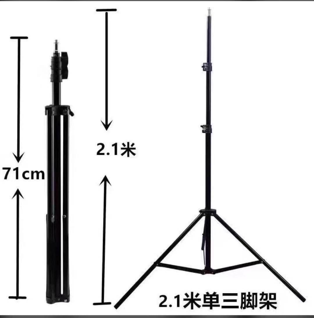 26 CM Professional LED Ring Light with 7 Feet Extendable Metal Tripod Stand
